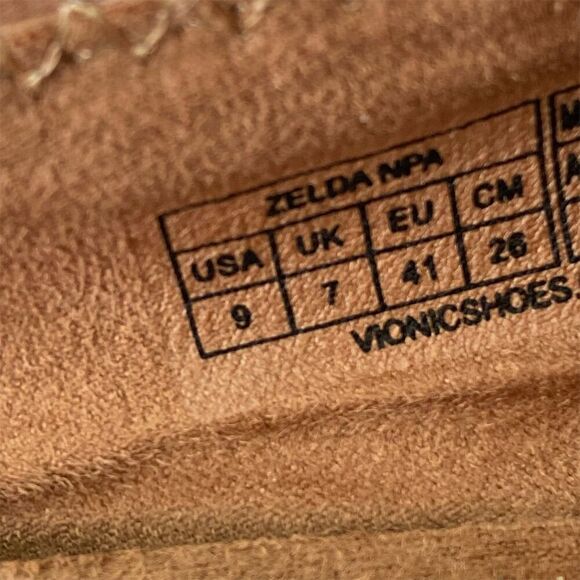 Vionic Women's Ballet Flats Size 9 Tan Snake Print Bow Detail Casual - Picture 10 of 10